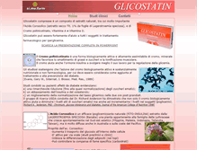 Tablet Screenshot of glicostatin.com